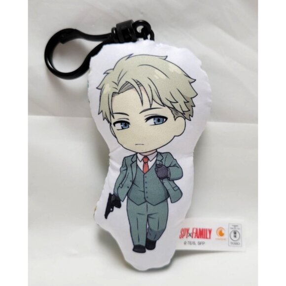 Good Smile Spy X Family LLOYD FORGER Chibi Plush Keychain Bag Clip - Picture 1 of 8